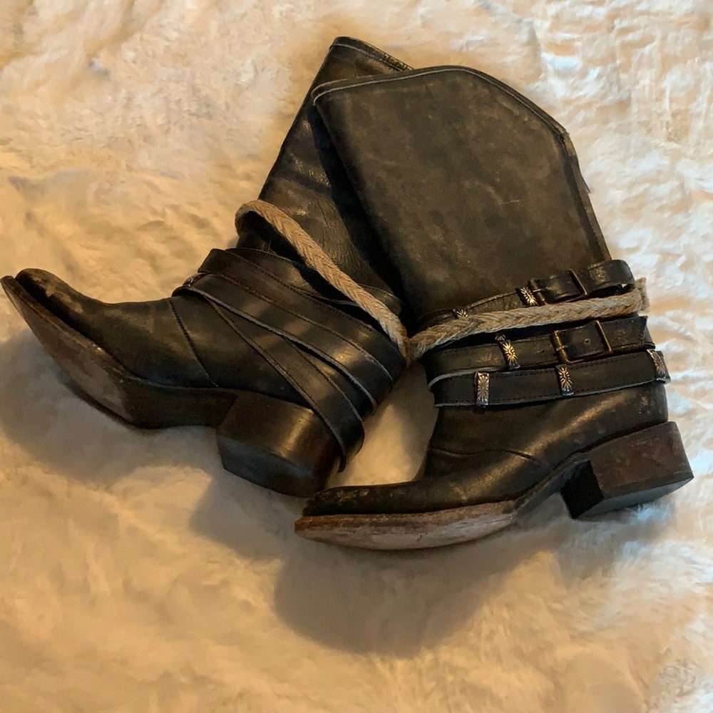 Black Mid-Calf Freebird by Steven Boots